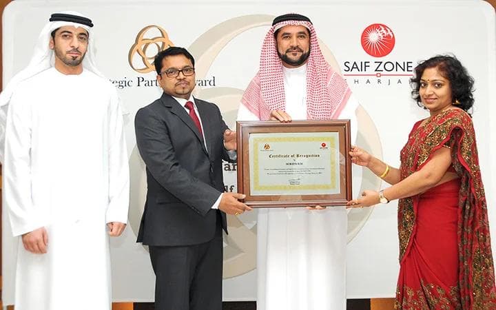 Sharjah Airport International Freezone Strategic Partner Award, 2013